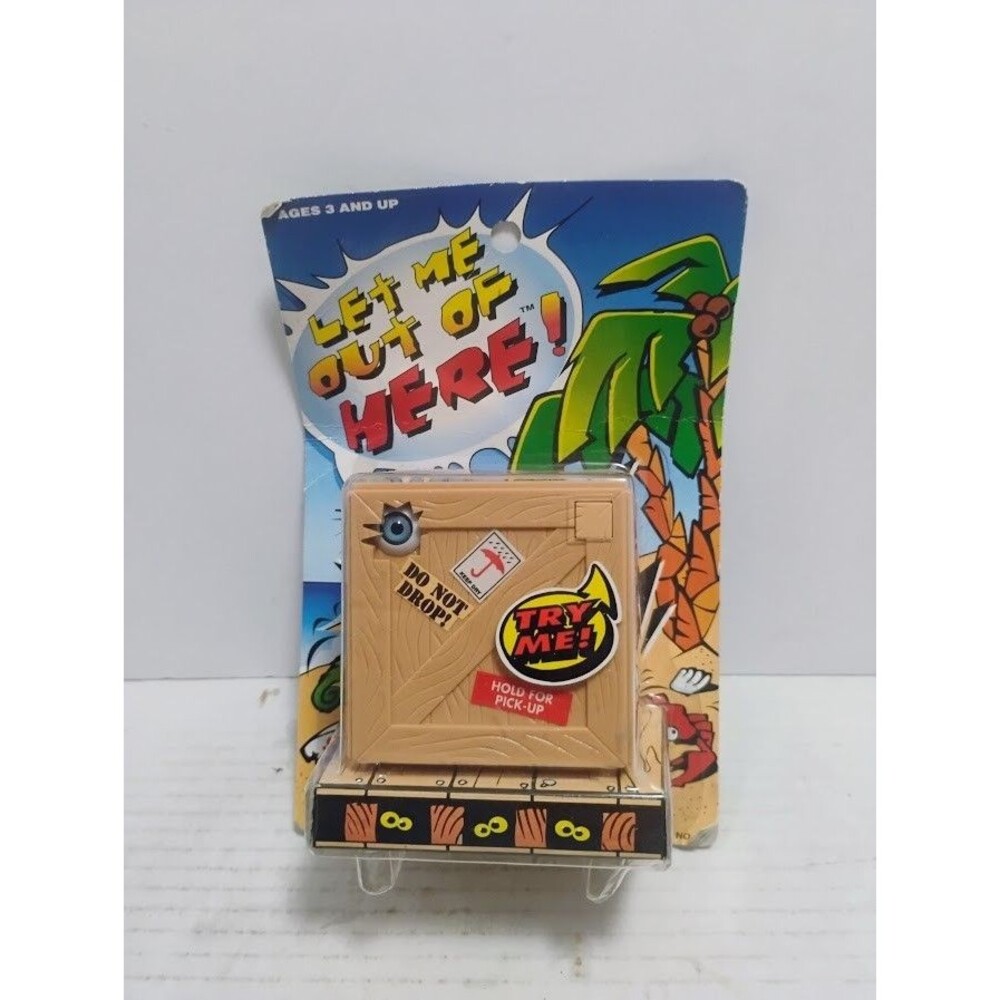VINTAGE 1997 SKY KIDS LET ME OUT OF HERE! TALKING & SHAKING CRATE NOC READ DESC!